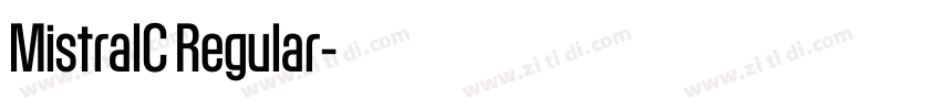 MistralC Regular字体转换 MistralC Regular字体转换
